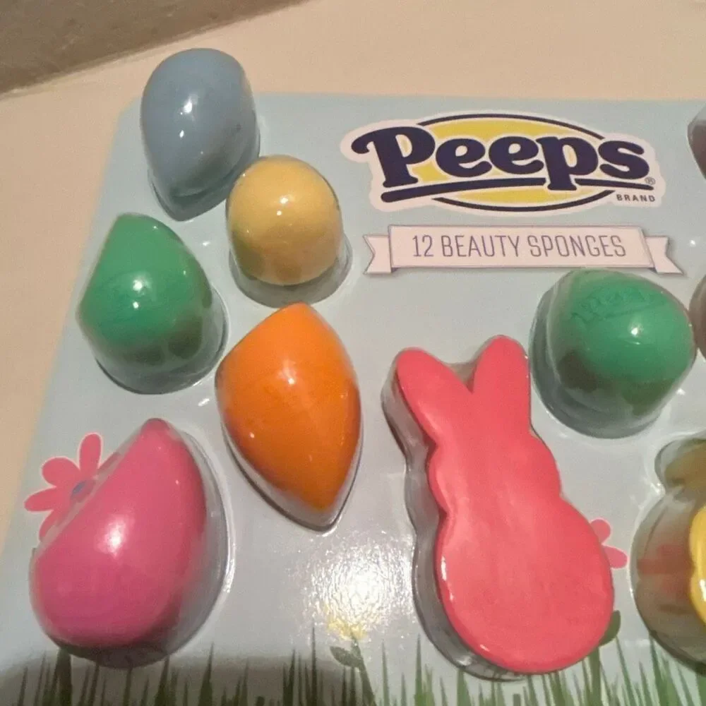 Peeps Beauty Blending Makeup Sponges 12 PC Giftable Pastel Spring Cosmetic NEW